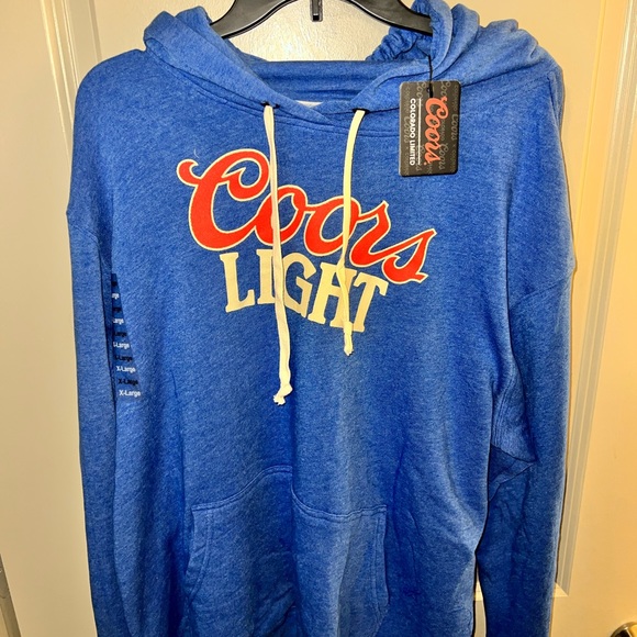 Coors Light Shirts Coors Light Jersey Knit Hoodie Poshmark